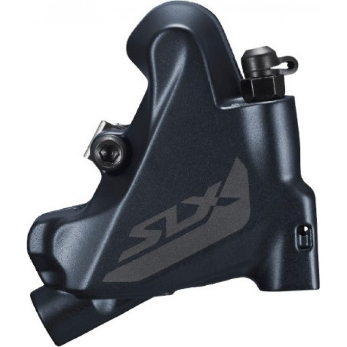 Калипер задний SHIMANO SLX M7110 гидравлический, flat mount, с болтами, полимерные колодки IBRM7110RDRX Калипер задний SHIMANO SLX M7110 гидравлический, flat mount, с болтами, полимерные колодки IBRM7110RDRX