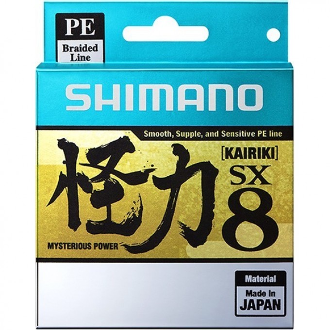 Леска плетёная SHIMANO KAIRIKI 8 PE 150 м разноцветная 0.215 мм 20.8 кг 59WPLA58R26