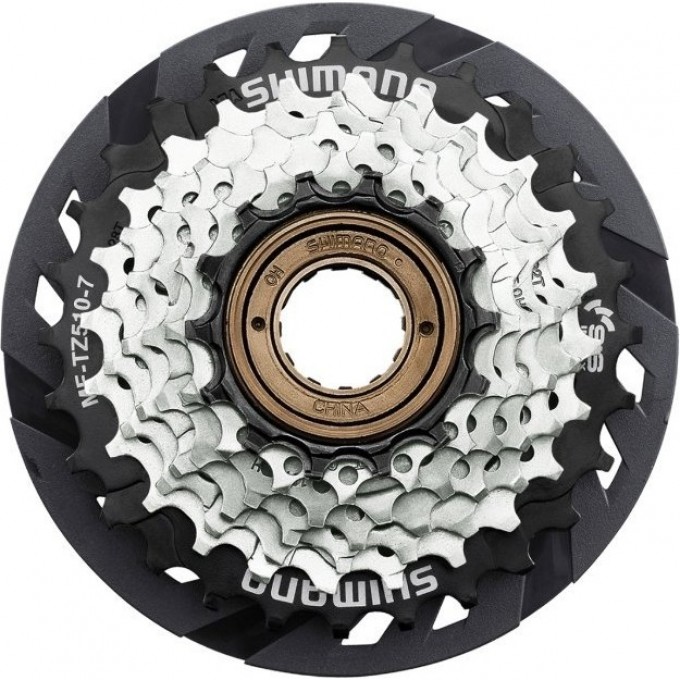 Трещотка SHIMANO TZ510, 7 скоростей, 14-34, с защитой AMFTZ5107434CP Трещотка SHIMANO TZ510, 7 скоростей, 14-34, с защитой AMFTZ5107434CP