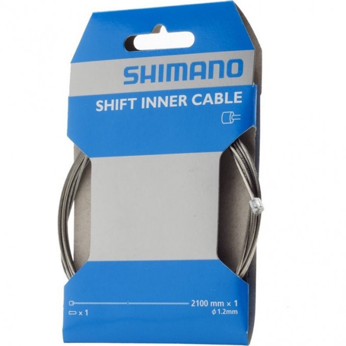 Трос переключения SHIMANO трос:1.2X2100мм лужен, (10шт), каждый в индивидуальной упаковке Y60098100 Трос переключения SHIMANO трос:1.2X2100мм лужен, (10шт), каждый в индивидуальной упаковке Y60098100