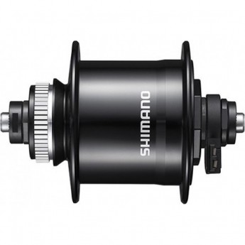 Втулка динамо SHIMANO DEORE UR705-3D, 32 отверстия, 6V-3W, под полую ось 12 мм (без оси), C. LOCK, SM-DH10, черная