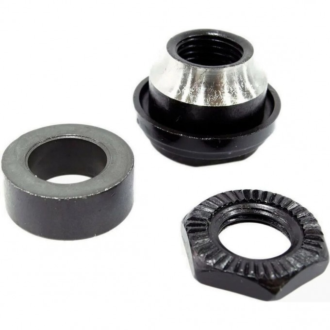 Запчасть к втулке SHIMANO от WH-MT15-R, правое опорное кольцо и гайка фиксации Y4FL98060 Запчасть к втулке SHIMANO от WH-MT15-R, правое опорное кольцо и гайка фиксации Y4FL98060