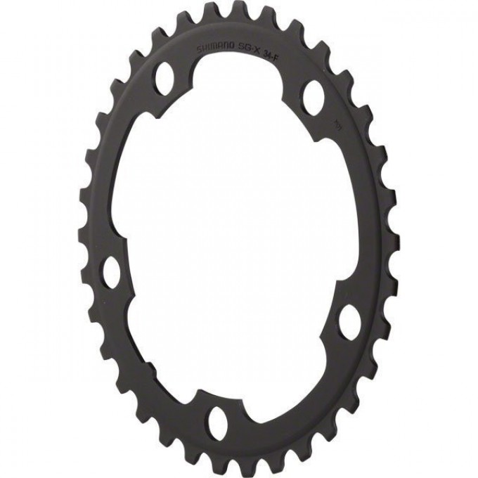 Звезда передняя SHIMANO FC-RS500, 46T-MJ, черная, для 46-36T Y1PR98020